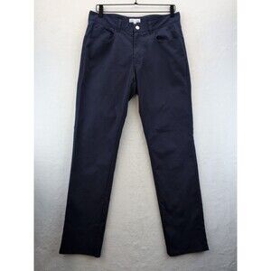 Peter Millar EB66 Performance Golf Pants Men 32x32 Navy Blue Five-Pocket